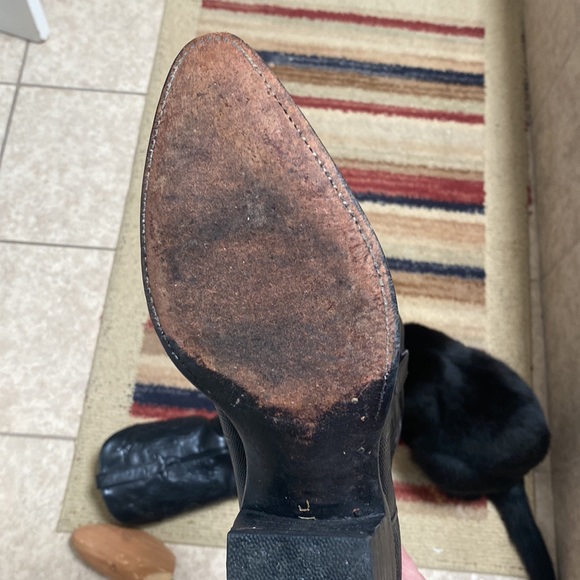 LUCCHESE MEN’S POINTED TOE BLK TEJU LIZARD - Picture 9 of 10